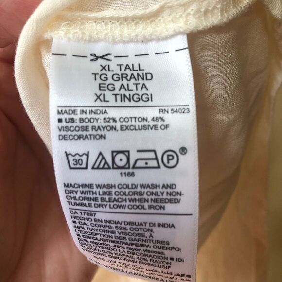 Old Navy Oversized Crochet Pop Pom Dolman Sleeve Blouse - Picture 8 of 8